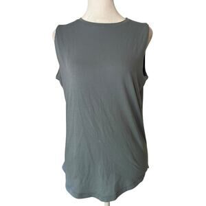 Lululemon dusty blue cotton tank top